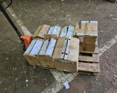 Разгрузка комплектующих