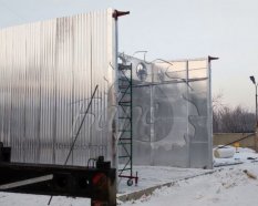 Установка стенок камеры